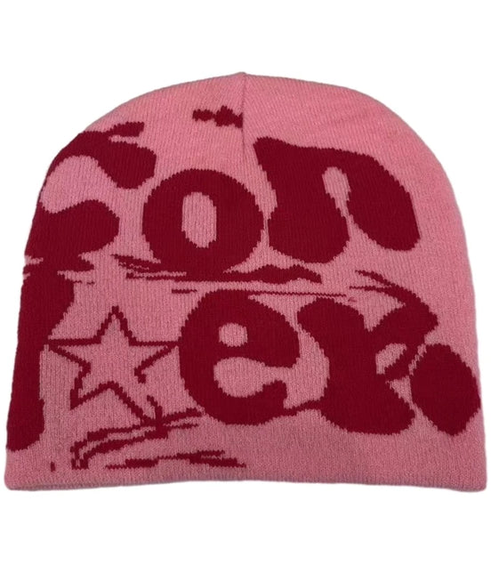Y2K Beanie Hat Slouchy Beanie Vintage Beanie Warm Beanie Halloween Accessories Slouchy Beanies High School Teens