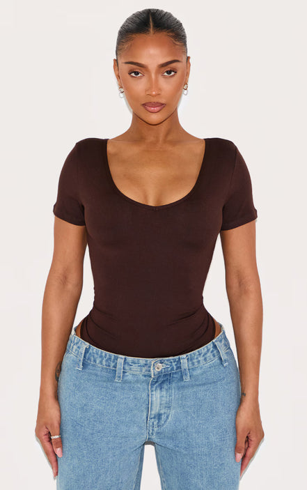 Women'S Short Sleeve Bodysuit