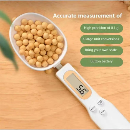 Electronic Kitchen Scale 500 Grams 0.1 Gram Spoon Scale Displays Digital Weight Measurement of the Spoon - Mini Kitchen Tool For
