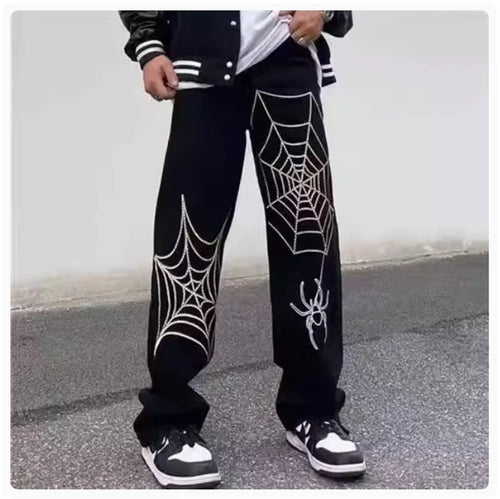 Summer New High Street Wide Leg Sports Pants for Men and Women Trend Loose Slim Straight Leg Vibe Style Casual Pants