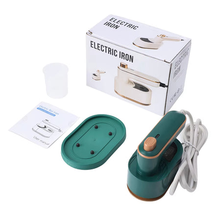 Mini Handheld Steam Iron Foldable 180 Rotating Wet Dry Ironing Machine Household Travel Fast Heating for Clothes Fabric Wrinkle