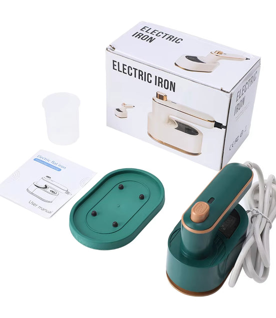 Mini Handheld Steam Iron Foldable 180 Rotating Wet Dry Ironing Machine Household Travel Fast Heating for Clothes Fabric Wrinkle