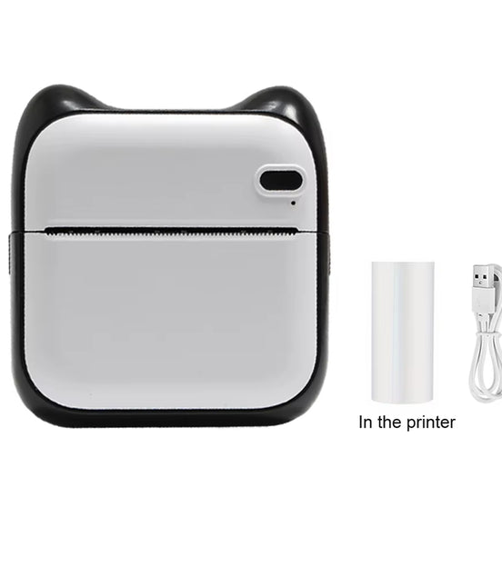 Mini Printer, Portable Thermal Printer Efficiently and Quickly, Inkless Pocket Photo Printer for Study Notes, Pictures, DIY