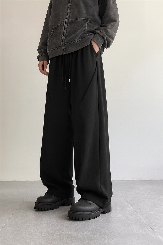 Men’s Pleated Straight pants