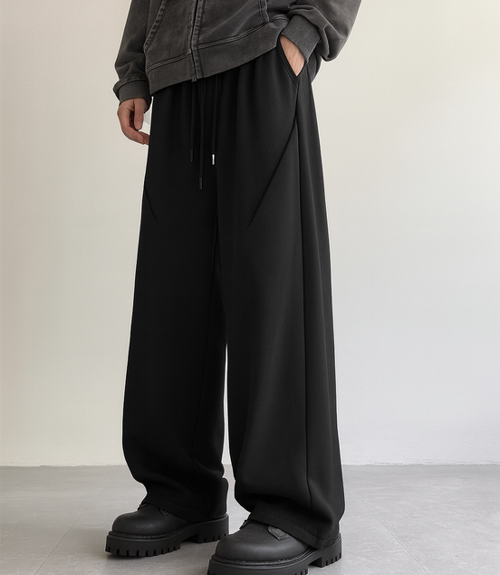 Men’s Pleated Straight pants