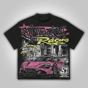 Y2K Fast Racing Make Vintage Graphics Cotton T-Shirt Men Y2K Summer Short Sleeves Harajuku Oversize Tshirt Streetwear Women Tops
