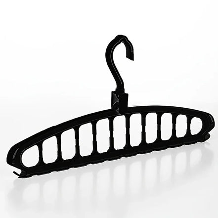 Folding Multi-Hole Clothes Hanger Non-Slip Storage Rack Space Saving Clothes Rack Organizers for Wardrobe Jeans Trousers Scarf