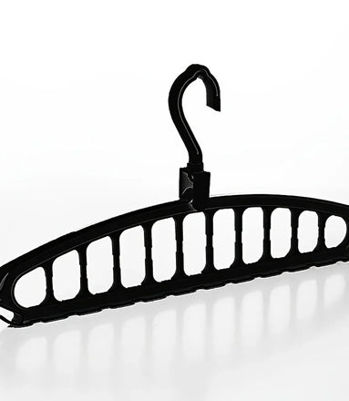 Folding Multi-Hole Clothes Hanger Non-Slip Storage Rack Space Saving Clothes Rack Organizers for Wardrobe Jeans Trousers Scarf