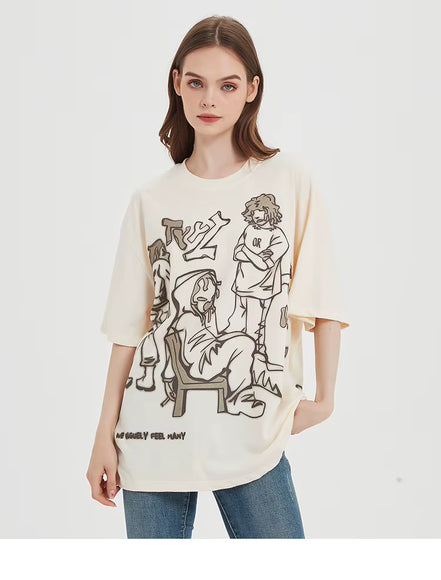 Plus Size Harajuku Oversized T-Shirt –  Streetwear