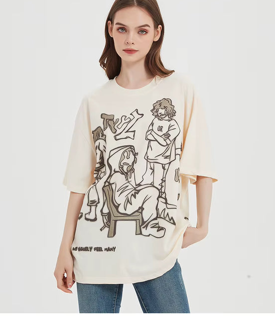 Plus Size Harajuku Oversized T-Shirt –  Streetwear