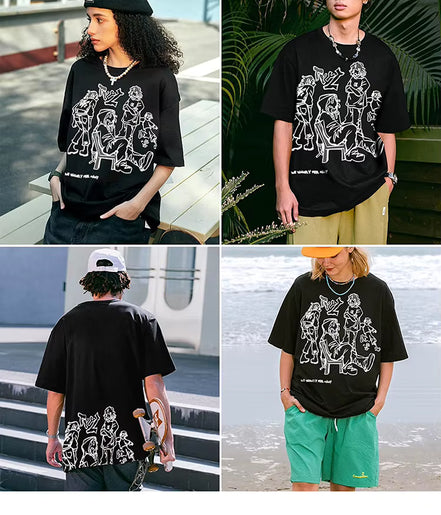 Plus Size Harajuku Oversized T-Shirt –  Streetwear