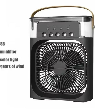 Hot Sale! Home - Portable Fan Air Conditioner: 3-In-1 Design with Humidifier USB Electric LED Night Light