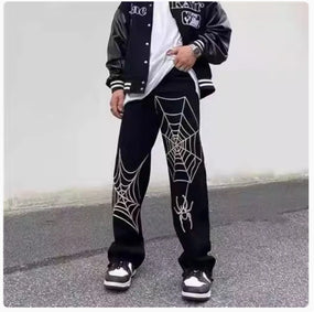 Summer New High Street Wide Leg Sports Pants for Men and Women Trend Loose Slim Straight Leg Vibe Style Casual Pants